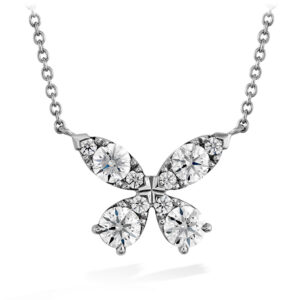 0.8 ctw. Aerial Diamond Pendant in 18K White Gold