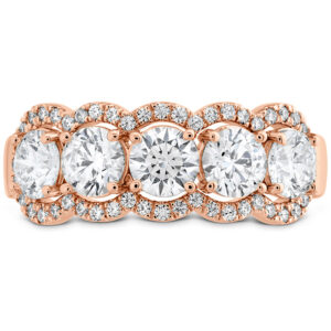 1.55 ctw. Aurora Five Diamond Band in 18K Yellow Gold