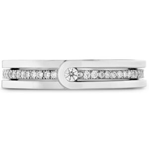 0.17 ctw. Coupled Encompass Diamond Line Band 4mm in 18K White Gold