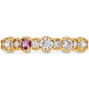 0.57 ctw. Behati Beaded Band with Sapphires in 18K Yellow Gold