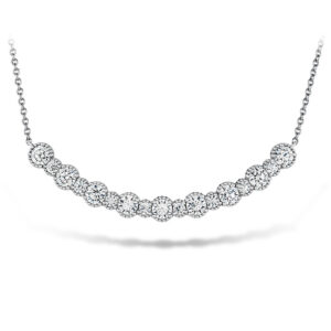 1.45 ctw. Behati Beaded Pendant - Large in 18K White Gold
